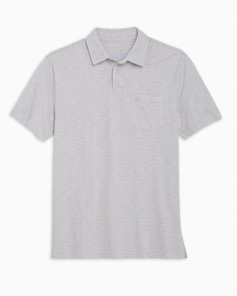 Southern Tide Pilings Stripe Sun Farer Polo
