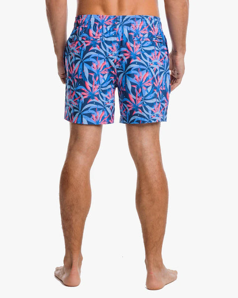 Southern Tide Tropical Blooms Swim Trunks