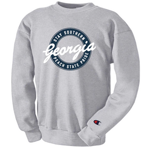 Peach State Pride Retro GA Sweatshirt