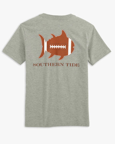 Youth Southern Tide Football SS Tee